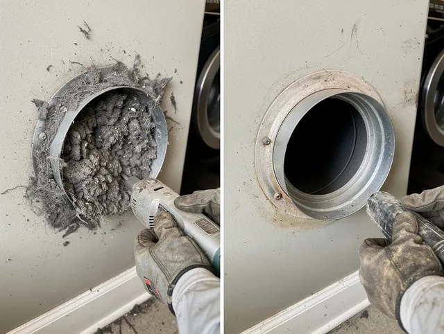 Professional clogged vent cleaning by West Hollywood Dryer Vent Cleaning in West Hollywood