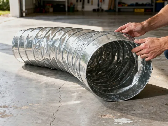 West Hollywood Dryer Vent Cleaning specialist using advanced equipment for thorough duct cleaning in West Hollywood