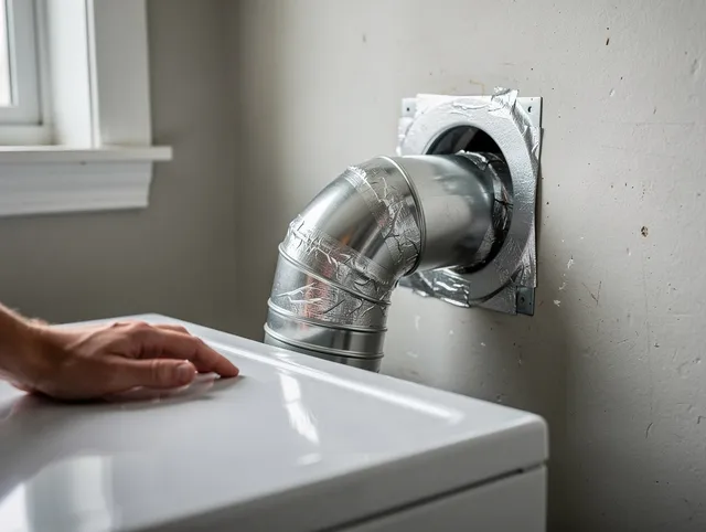 West Hollywood Dryer Vent Cleaning expert performing professional dryer vent repair and installation in West Hollywood