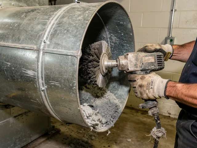 Industrial-grade dryer vent cleaning by West Hollywood Dryer Vent Cleaning in West Hollywood